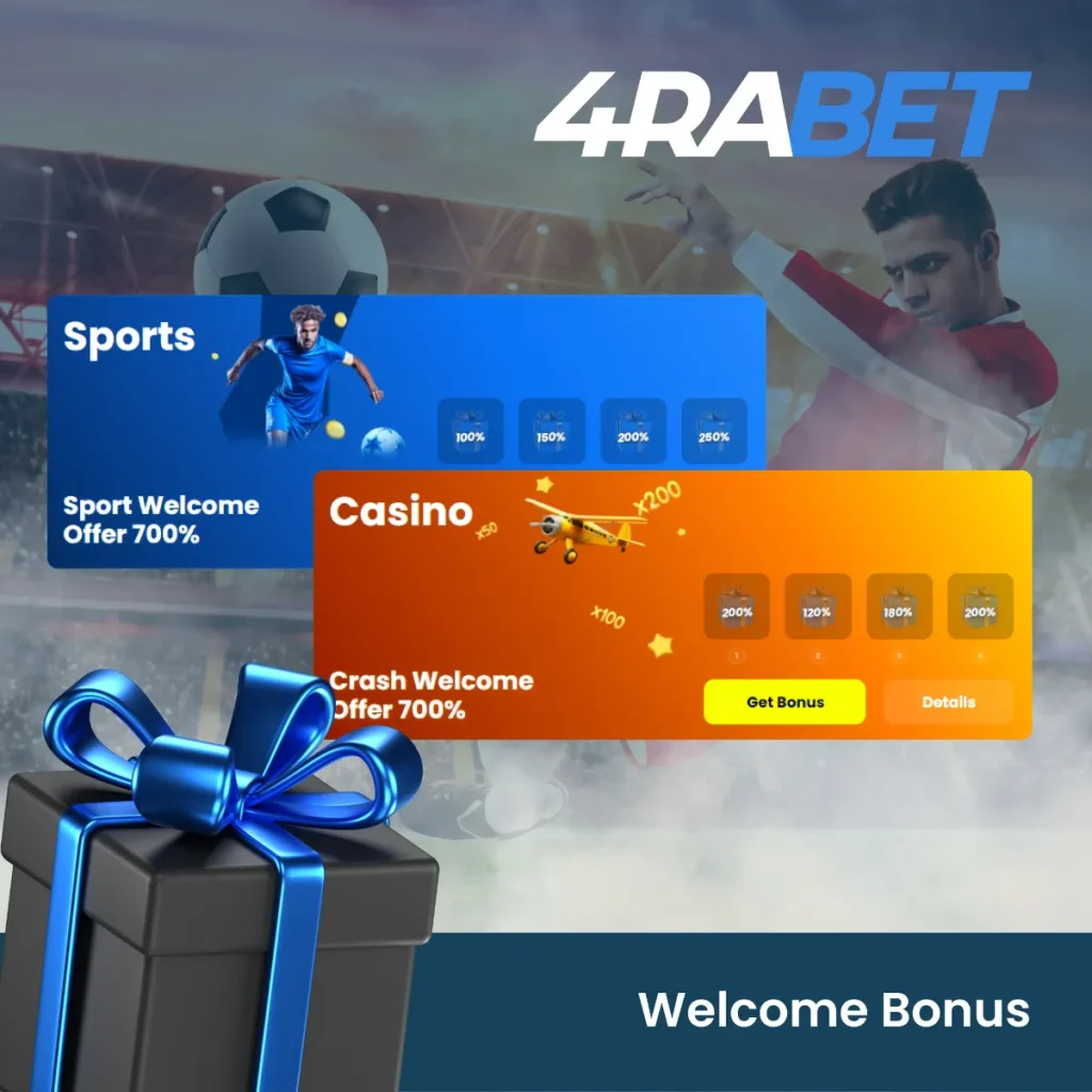 4rabet: welcome bonus